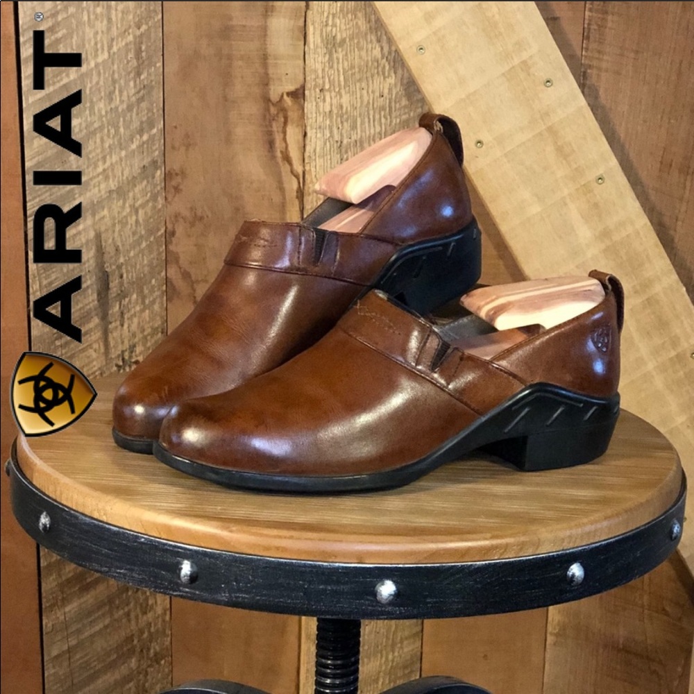 ARIAT | Cognac Leather Paddock Shoes